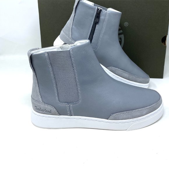 💖MEGA SALE💖Timberland Women's TB 0A24VX 085 ATLANTA GREEN CHELSEA Gray Boot - Picture 3 of 11